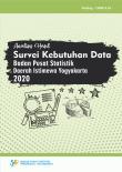 Analisis Hasil Survei Kebutuhan Data Badan Pusat Statistik Daerah Istimewa Yogyakarta 2020