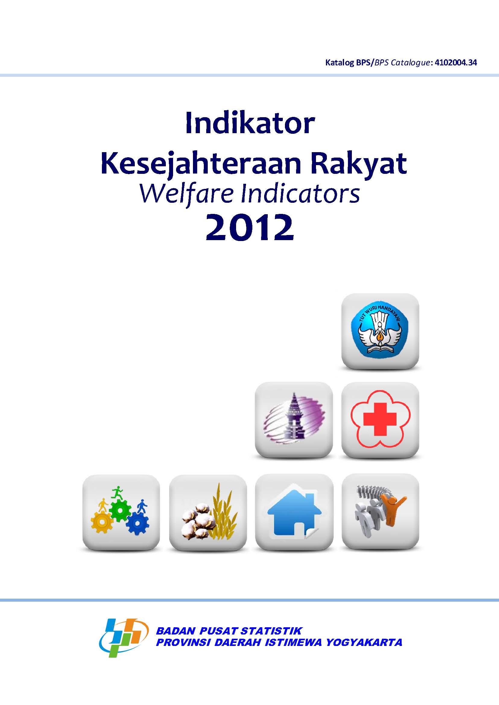 WELFARE INDICATORS OF DAERAH ISTIMEWA YOGYAKARTA 2012