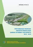 Pertumbuhan Produksi Industri Pengolahan Daerah Istimewa Yogyakarta 2015  2019