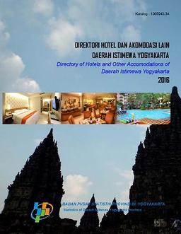 Directory Of Hotels And Other Accomodations Of Daerah Istimewa Yogyakarta 2016