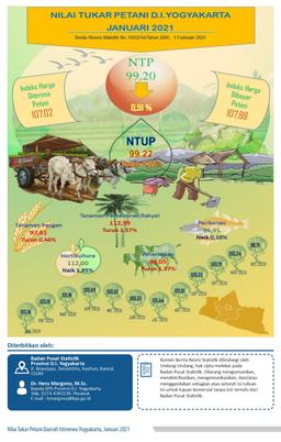Nilai Tukar Petani Daerah Istimewa Yogyakarta, Januari 2021