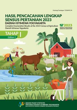 Hasil Pencacahan Lengkap Sensus Pertanian 2023 - Tahap I Daerah Istimewa Yogyakarta