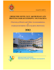 Direktori Hotel Dan Akomodasi Lainnya Provinsi D.I. Yogyakarta 2012