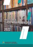 Analysis of Data Needs Survey for BPS-Statistics of Daerah Istimewa Yogyakarta Province 2022