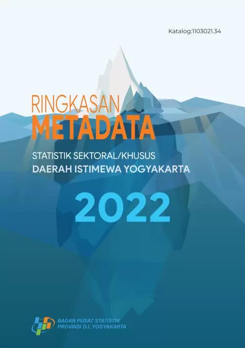 Summary of Sectoral and Special Statistics Activity Metadata in DI Yogyakarta Province 2022