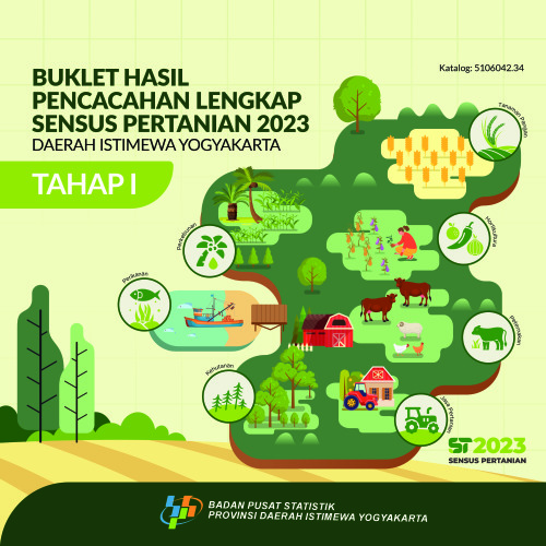 Buklet Hasil Pencacahan Lengkap Sensus Pertanian 2023 - Tahap I Daerah Istimewa Yogyakarta